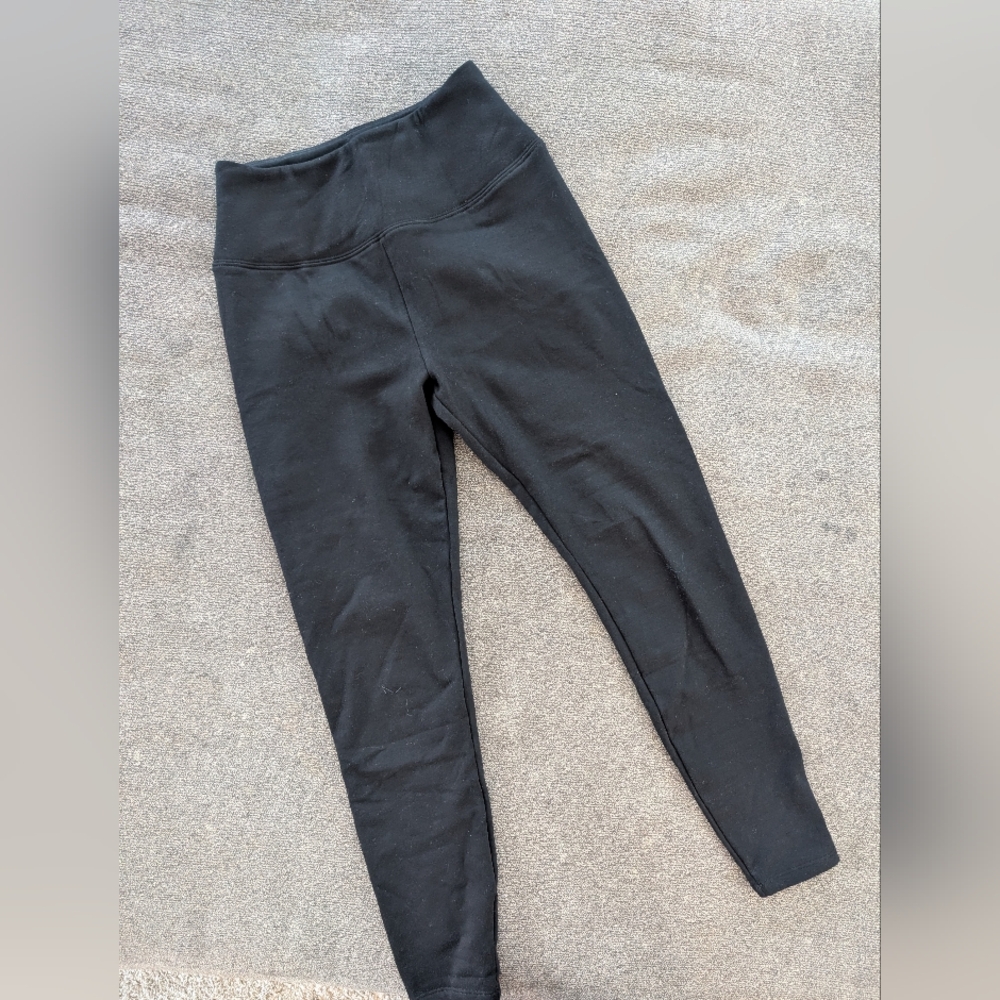 Simply Vera, Vera Wang Black Fleece Lined Leggings - Size S NWOT